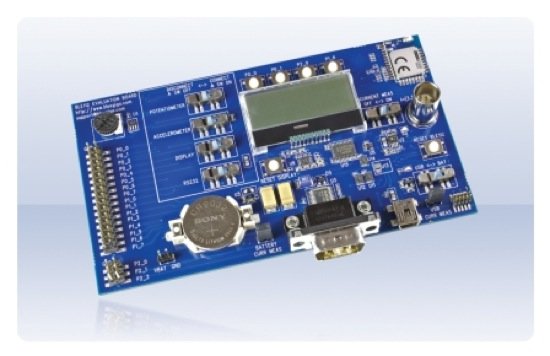 Bluegiga Development Kit mit Bluetooth Low Energy Modul BLE112 front schräg.jpg