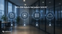 Wie schützt Validato AG Bewerberdaten mit AES-256 über den gesamten Prozess? Bewerberdaten sind hochsensibel. Validato AG erklärt, wie AES-256-Verschlüsselung, Zugriffskontrollen und EU-Hosting die Daten über den gesamten Prüfprozess hinweg schützen – als Standard für alle Kunden.