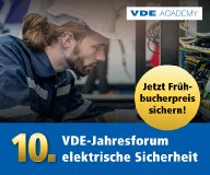 10. VDE-Jahresforum elektrische Sicherheit