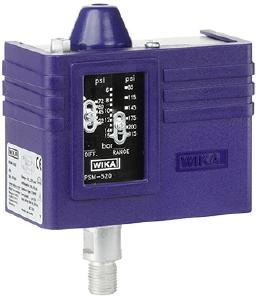 Pressure switch for high electrical loads