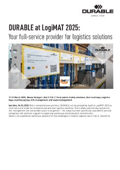 pressrelease_durable_logimat_2025.pdf
