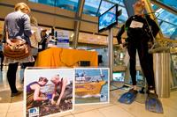 Standfuß von Smart Media Solutions und monitorhalterung.de bei der 3. Hamburger Klimawoche