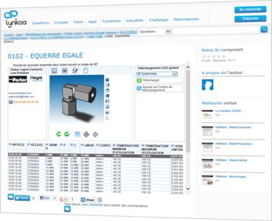Through TraceParts, Lynkoa can offer its community a new CAD tool