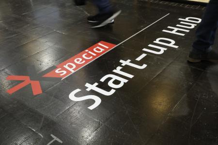 Start-up-Gemeinschaftsstand auf der EuroShop 2020 in Düsseldorf
