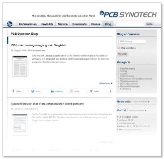 Neuer PCB Synotech Blog online