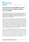 [PDF] Press Release: New SCADA decoder protecting M2M communication from malicious code now available from Rohde & Schwarz and CELARE