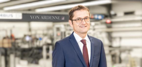 Klaus Löffler, new CSO at VON ARDENNE-Group © VON ARDENNE Corporate Archive