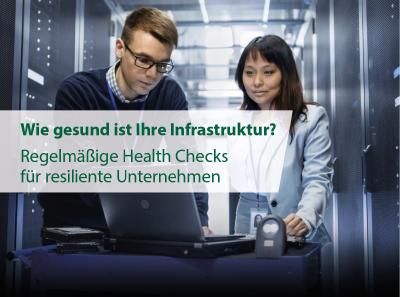 Wie gesund ist Ihre Infrastruktur?
Machen Sie die IT Health Checks mit IT-HAUS