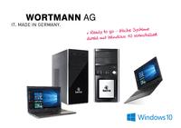 WORTMANN AG liefert Windows 10 –PCs direkt zum Launch