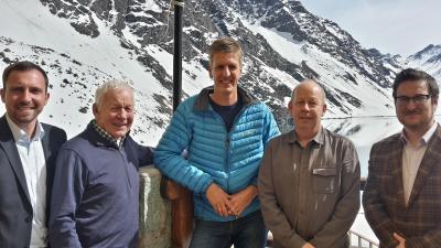 From left: Felix Schmid (dena), Henry Purcell (Tierra Hotels), Karsten Schulte (Kraftwerk), Miguel Purcell (Tierra Hotels), David Sanmartin (Kraftwerk Chile)