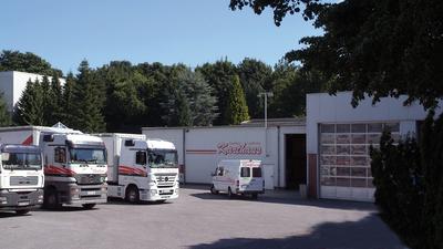 Der Fuhrpark der Spedition Karthaus in Remscheid, Foto: Karthaus