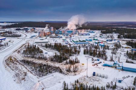 Die Kittila-Mine; Foto: Agnico Eagle Mines