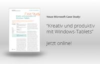 Die Case Study „Kreativ und produktiv mit Windows Tablets“ ist jetzt bei den Microsoft Customer Stories online.
