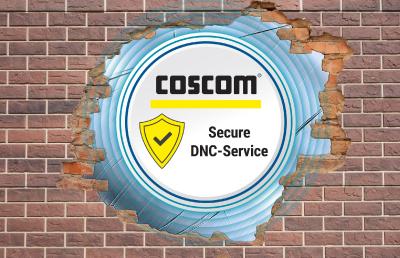 COSCOM DNC-Webserverdienst für eine abgesicherte Datenkommunikation in den Fertigungsbetrieben.