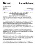 [PDF] Press release: Gartner Says Less Than One Per Cent of Consumer Mobile Apps Will Be Considered a Financial Success by their Developers Through 2018