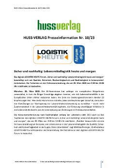 Presseinformation_10_HUSS_VERLAG_Sicher und nachhaltig Lebensmittellogistik heute und morgen.pdf