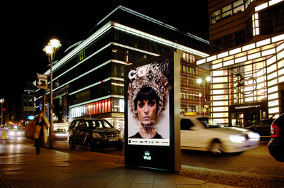 Berlin Plakatvitrine Friedrichstraße