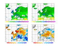 Neben der Erstellung von Hochwasserfrühwarnungen zeigt das meteorologische Zentrum Zusammenhänge zwischen der Großwetterlage und Flutereignissen auf. (Quelle: KISTERS AG, DWD)
