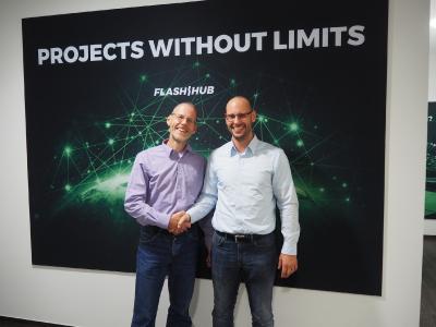 Ralf Hendel (links) und Manuel Pistner freuen sich auf die Zusammenarbeit.