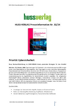 Presseinformation_32_HUSS_VERLAG_Priorität Cybersicherheit.pdf