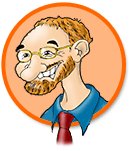 Akademieleiter Dr. Thorsten Schneider (Karrikatur im Online Campus)