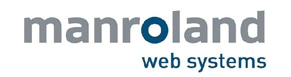 manroland web systems: the logo demonstrates self-confidence, continuity, and competence