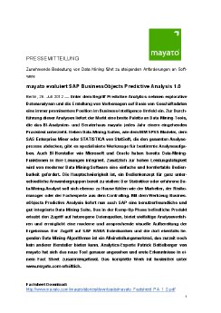 2012-07-26 PM mayato evaluiert SAP Predictive Analysis 1.0.pdf