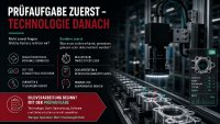 Prüfaufgabe zuerst, Technologie danach: Eine zuverlässige Bildverarbeitungslösung entsteht aus klar definierten Qualitätsmerkmalen, Varianten, Toleranzen, Taktzeiten und Dokumentationsanforderungen – nicht aus der vorschnellen Auswahl einzelner Komponenten.