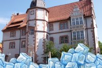 Alfeld Eisblock Wette Rathaus