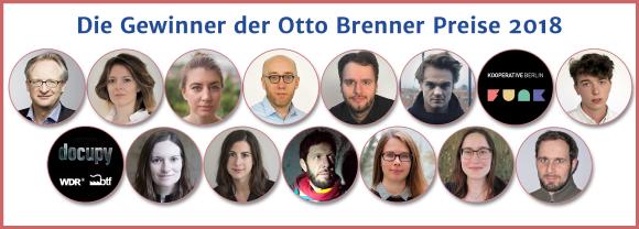 Gewinner der Otto Brenner Preise 2018