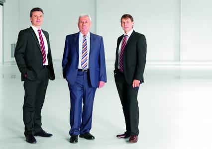 Initiatoren der Standortinitiative und Geschäftsführer der SKS Welding Systems GmbH: Thomas, Dieter und Markus Klein (v.l.n.r.)