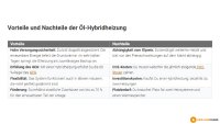Vorteile und Nachteile der Öl-Hybridheizung im Überblick