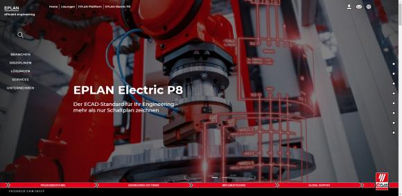 Innovativ, übersichtlich und multimedial: Die neue Website von Lösungsanbieter Eplan ist online, Quelle: Eplan Software & Service GmbH & Co. KG