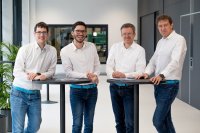 Das SKZ-Vertriebsteam: Alexander Hefner, Matthias Ruff, Alexander Ebenbeck und Jens Fischer (v.l.n.r.) (Bild: SKZ, Luca Hoffmannbeck)