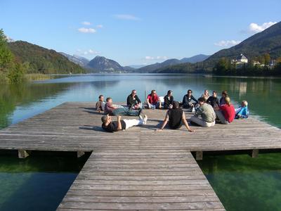 Gesundheitscoach Seminarmodul unter freiem Himmel Bildnachweis infer