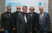Der neu gewählte Vorstand des VDZI: v.l. Thomas Breitenbach, Vizepräsident Klaus Bartsch, Präsident Dominik Kruchen, Rainer Struck und Heinrich Wenzel