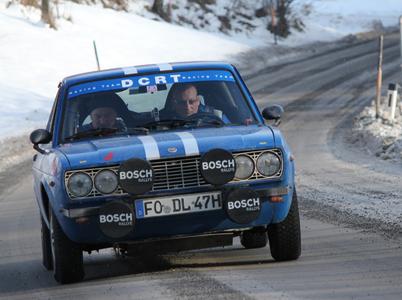 Der erfolgreiche Fiat 124 Coupé von Heiko Dlugos und Beifahrer Marc Dennerlein (Foto: © hl-studios, Erlangen)