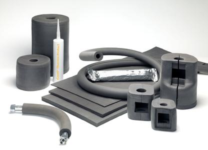 Perfect insulation for complex line and piping systems: ContiTech has enhanced the Conti® Thermo-Protect insulation system. The highly flexible, malleable silicone material now self-vulcanizes at temperatures as low as 80°C. It is available as a sheet, paste, hose, and molded product (Photo: ContiTech)