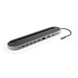 Hama 12in1-USB-C-Docking-Station für USB, HDMI™, DP, LAN, SD, microSD, Klinke