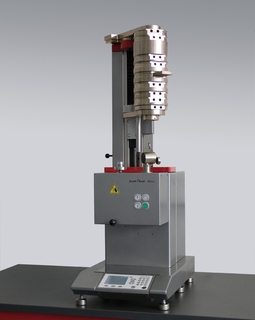 All weights are securely installed in the modular Mflow extrusion plastometer.