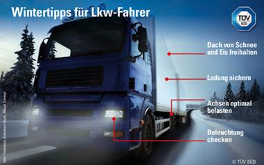Vier Tipps für Brummifahrer für mehr Sicherheit im Winter