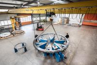 Fertigung von Großwälzlagern und einbaufertigen Getriebesystembaugruppen bei IMO