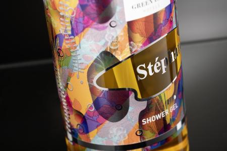 A label finished with the DM-Jetliner and overprinted with the HP Indigo 6900 Digital Press (Photo: Kurz)