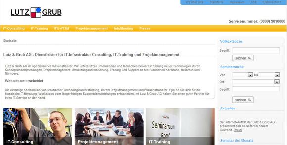 Screenshot NeueWebseite