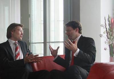 Thorsten Becker und Tilo Ferrari, Geschäftsführer der Management Angels