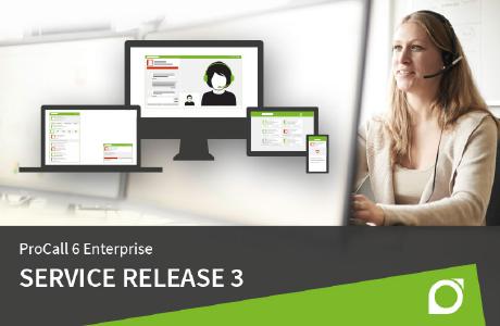 Mit dem Service Release 3 von ProCall 6 Enterprise hat estos die Softphone Funktionen und die Smartphone-App verbessert