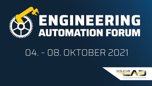 Vom 4. bis 8. Oktober bietet das Softwareunternehmen WSCAD interessierten Anwendern erneut Onlinezugang zum exklusiven Engineering Automation Forum (EAF)