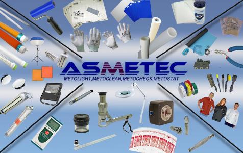 Produkte bei Asmetec unter den Marken METOLIGHT, METOSTAT, METOCLEAN, METOCHECK