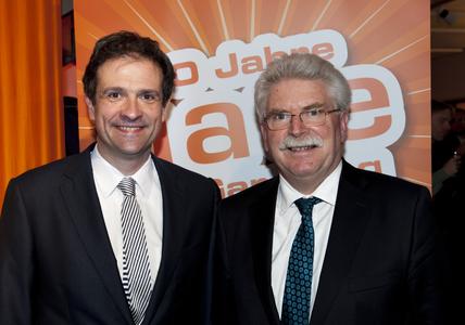 Dr. Franz Glatz, Staatsminister Martin Zeil (vlnr)