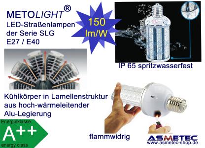 METOLIGHT LED Straßenlampen der Serie SLG